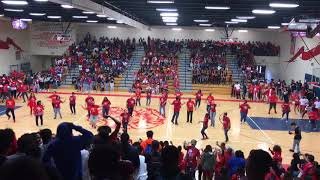 2017 Homecoming Pep Rally Staff Dance