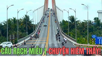 Rijden over de eerste in Vietnam gebouwde tuibrug ||Rach Mieu 1-brug - 16 jaar om dit te zien!