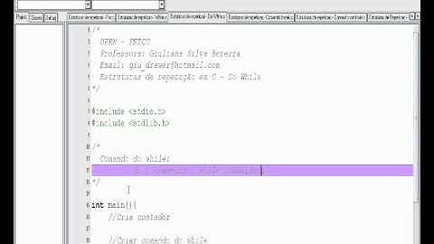 Vídeo-aula: Estruturas de repetição em C