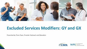 Encore: Excluded Services Modifiers GX and GY