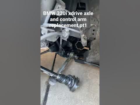 BMW 3281 xdrive axle and control replacement pt1 - YouTube