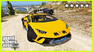 DOKÁŽU UJET POLICII V OFFROAD LAMBORGHINI V GTA 5? (GTA 5 Módy)