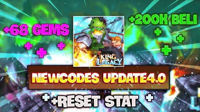 King Legacy - Tất Cả Các Code Mới Nhất King Legacy Update 3.51