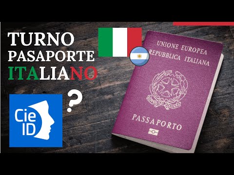 Cómo sacar TURNO para PASAPORTE Italiano en ITALIA ??