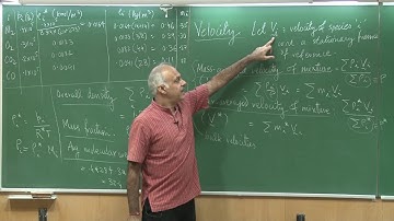 Lecture36_PartB:Mass Transfer-Velocity, Flux, Example of Conc(Fluid Mech & Rate Procs-Sanjay Mittal)