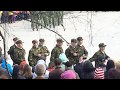 Парад победы 9 мая 2018 с участниками школ Первомайского района города Новосибирск