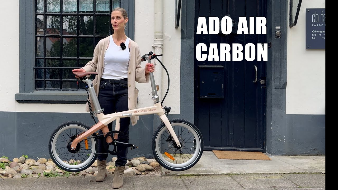 ADO Air CARBON - coolest, lightest folding e-bike on earth 