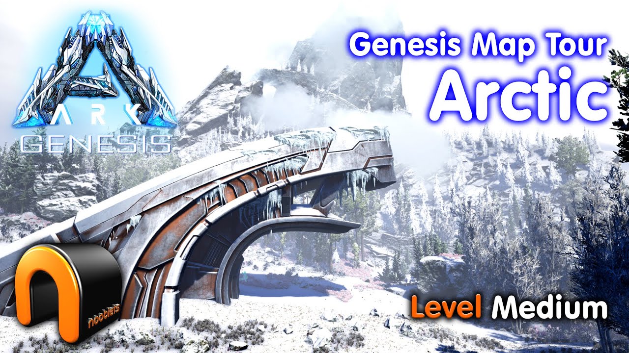 Ark Genesis Arctic Biome Map Tour Youtube