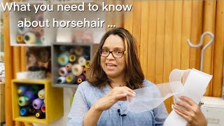 HORSEHAIR HEMS: 3 ways! From Thin to Thick...