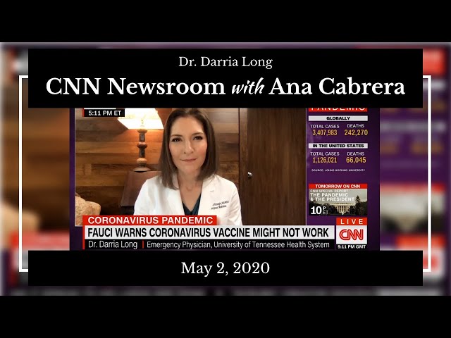 CNN Newsroom with Ana Cabrera | Dr. Darria Long | COVID Pandemic