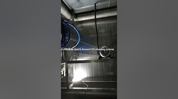 Quick freezer CIP cleaning system