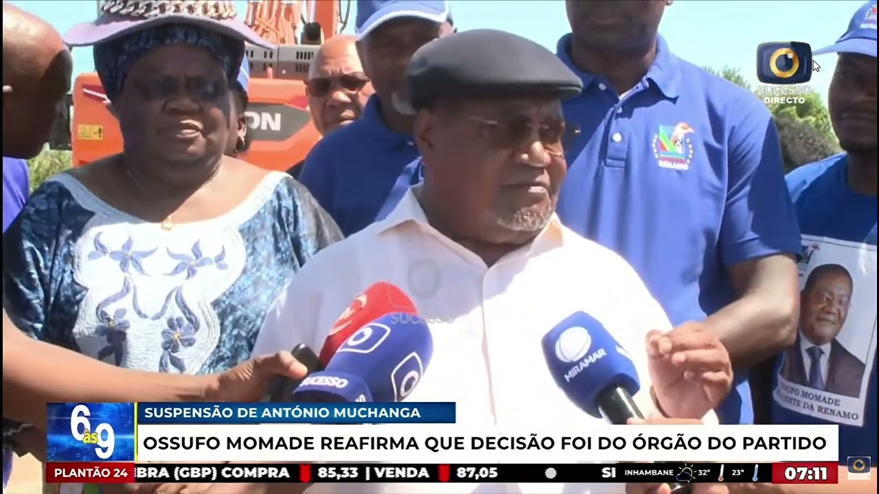 OSSUFO MOMADE RESPONDE A MUCHANGA: “O PARTIDO NÃO É COMPOSTO POR VÂNDALOS”