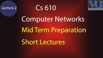 CS610 Lecture 2 mid term preparation||vu short lectures