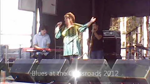 Jill Shutt performs at the 2012 Blues at the Cross...