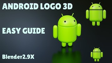 android logo 3d modelig in blender 2.92 easy guide step by step