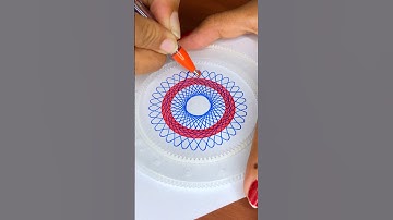Hypnotic Spirograph Art ✨ #OddlySatisfying #Art #shorts