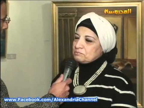 حسام السلامونى من داخل مركز محمود سعيد للمتاحف