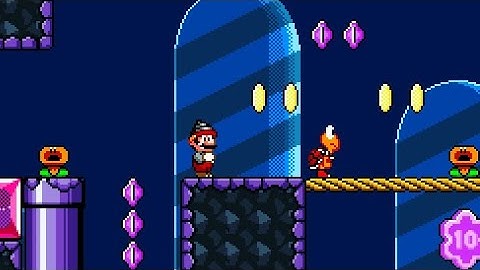 SMW Custom Powerup: Super Mario Wonder - Drill Mushroom | My Update (Patch by Lx5)