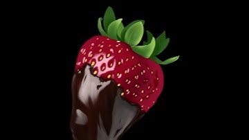 Draw with me🖊 Strawberry REALİSTİC 🍓🍓🍓 iPad Pro Procreate