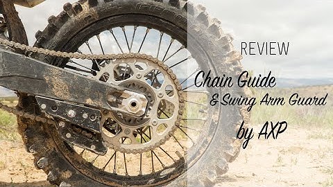 Chain Guide and Swing Arm Guard for KTM 300 by AXP Racing [Review]