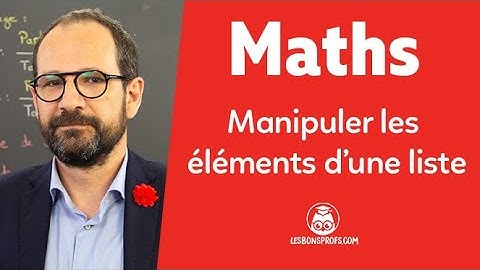 Manipuler les éléments d