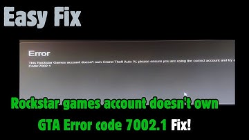 How to Fix Rockstar games account doesn