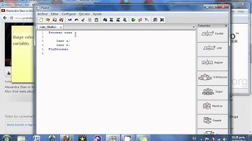 tutorial de PSeInt para hacer una suma by Wjsm27