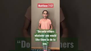 Matthew 7:12 #deafteacher #learnsignlanguage #signlanguagewithsarah #signthebible