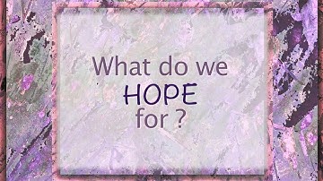 Advent Week One: Hope