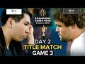 Title match  day 2 accuracy 992 vs accuracy 994  champion chess tour finals 2023  game 3