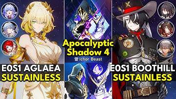 E0S1 Aglaea & E0S1 Boothill | Apocalyptic Shadow Floor 4 3 Stars | Honkai: Star Rail 3.4