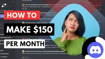 Make $150 Monthly Income on Discord with Proved Methods. #discord money online. online money bd