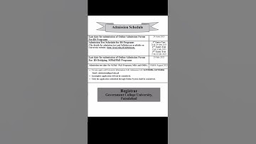 Government College University Faisalabad admission open 2025 #gcufuniversity #gcuf