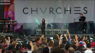 Chvrches Pitchfork 2015 WE SINK live Chicago Pitchfork Music Festival 15