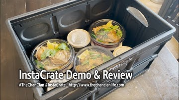 TechTalk: InstaCrate Collapsible 12 Gallon Storage Containers Demo & Review