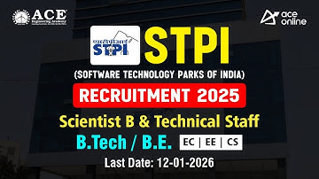 Software Technology Parks of India Recruitment 2025 | Wetenschapper B/Technisch personeel |