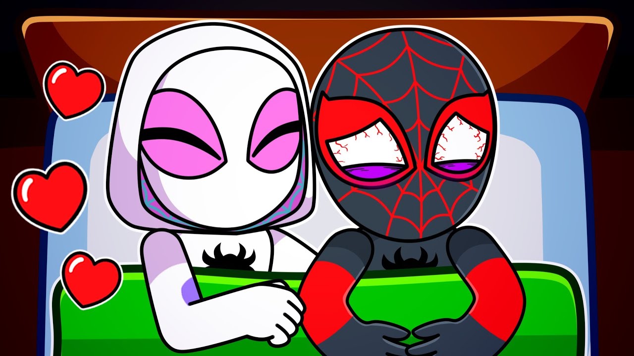 Spidey and Gwen CAN'T SLEEP In Roblox!