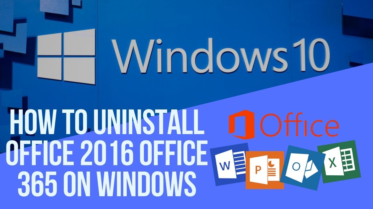 windows 10 completely remove office 365