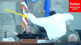 SHOCK MOMENT: Nevada Judge Attacked During Sentencing By Man