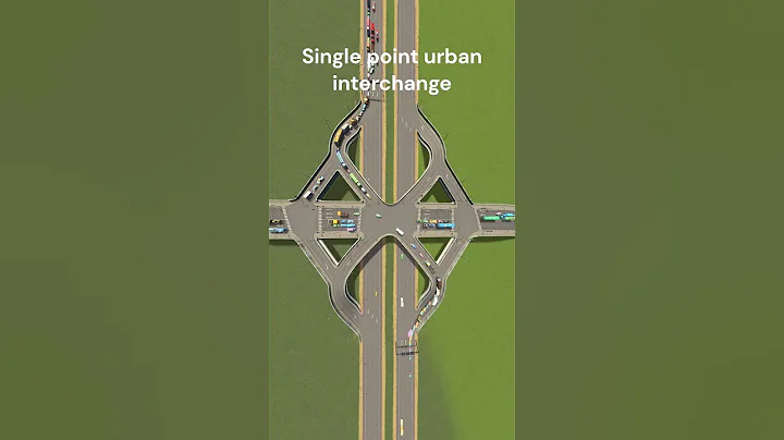 Cities Skylines Intersection Simulation, Part 2-2: hi-flow traffic lights and service interchanges - DayDayNews