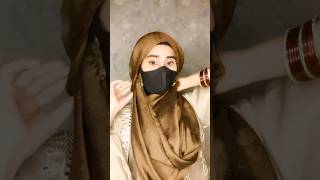 hijab style for wedding party  fashion muslimclothing chiffon  حجاب shorts hijabtutorial