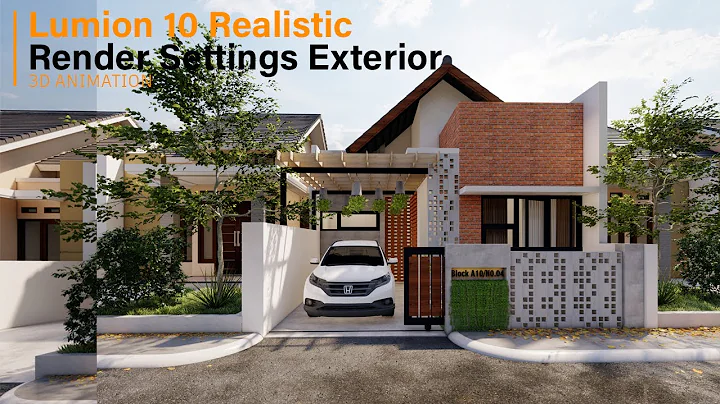 Lumion 10 Realistic Render Settings Exterior