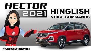 #MGHector2021 | Hinglish Voice Commands