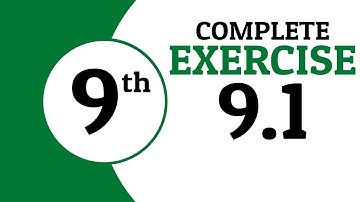 Exercise 9.1 - Class 9 Math  | Waqas Nasir