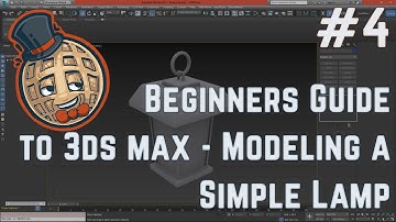 3dsmax Tutorial - Beginners Guide #4 - Creating a Simple Model LAMP