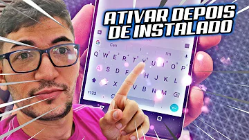 Como colocar outro teclado no celular?