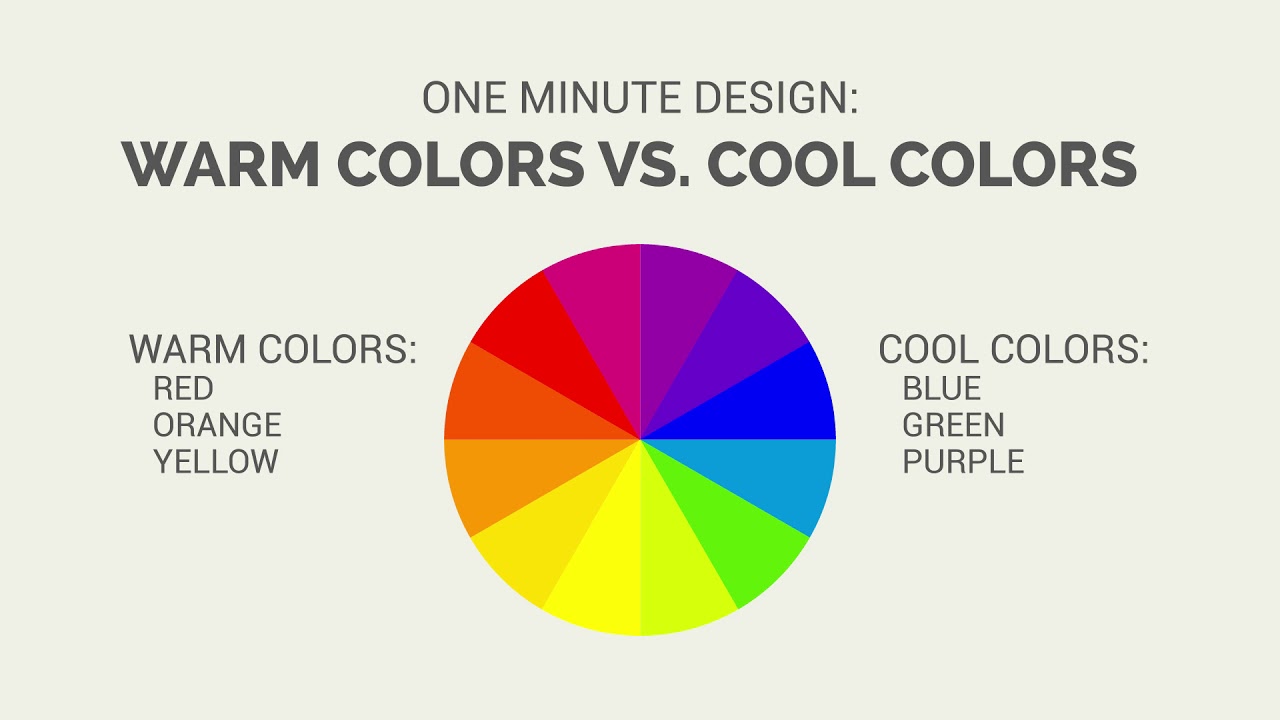 One Warm Colors vs. Cool Colors - YouTube