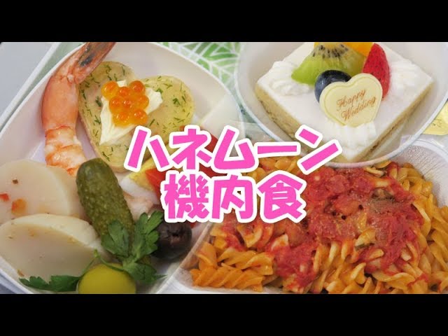 イタリア新婚旅行 アリタリア航空ハネムーン機内食 Youtube