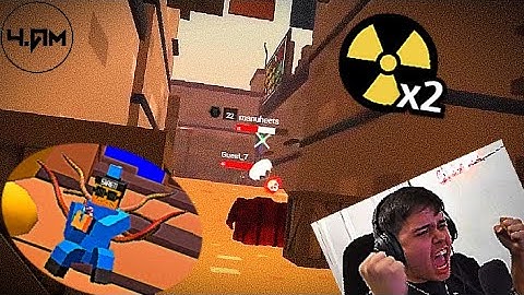 MY FIRST DOUBLE NUKE IN KRUNKER.IO! | I JOINED 4.AM CLAN!