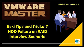 Esxi Tips and Tricks - Tamil | HDD Failure on RAID | Troubleshooting
